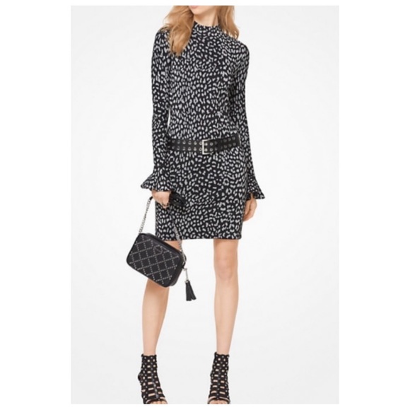 MICHAEL MICHAEL KORS Leopard Jacquard Knit Dress
Size XS - Picture 7 of 14